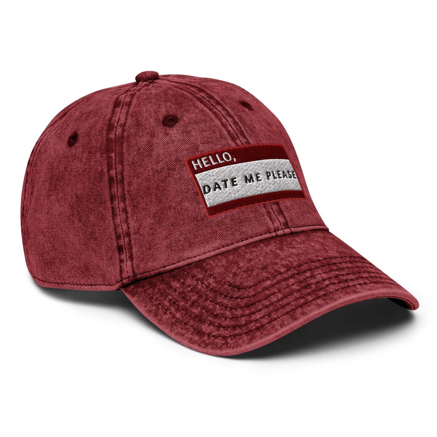 Vintage Dad Cap - Hello date me please