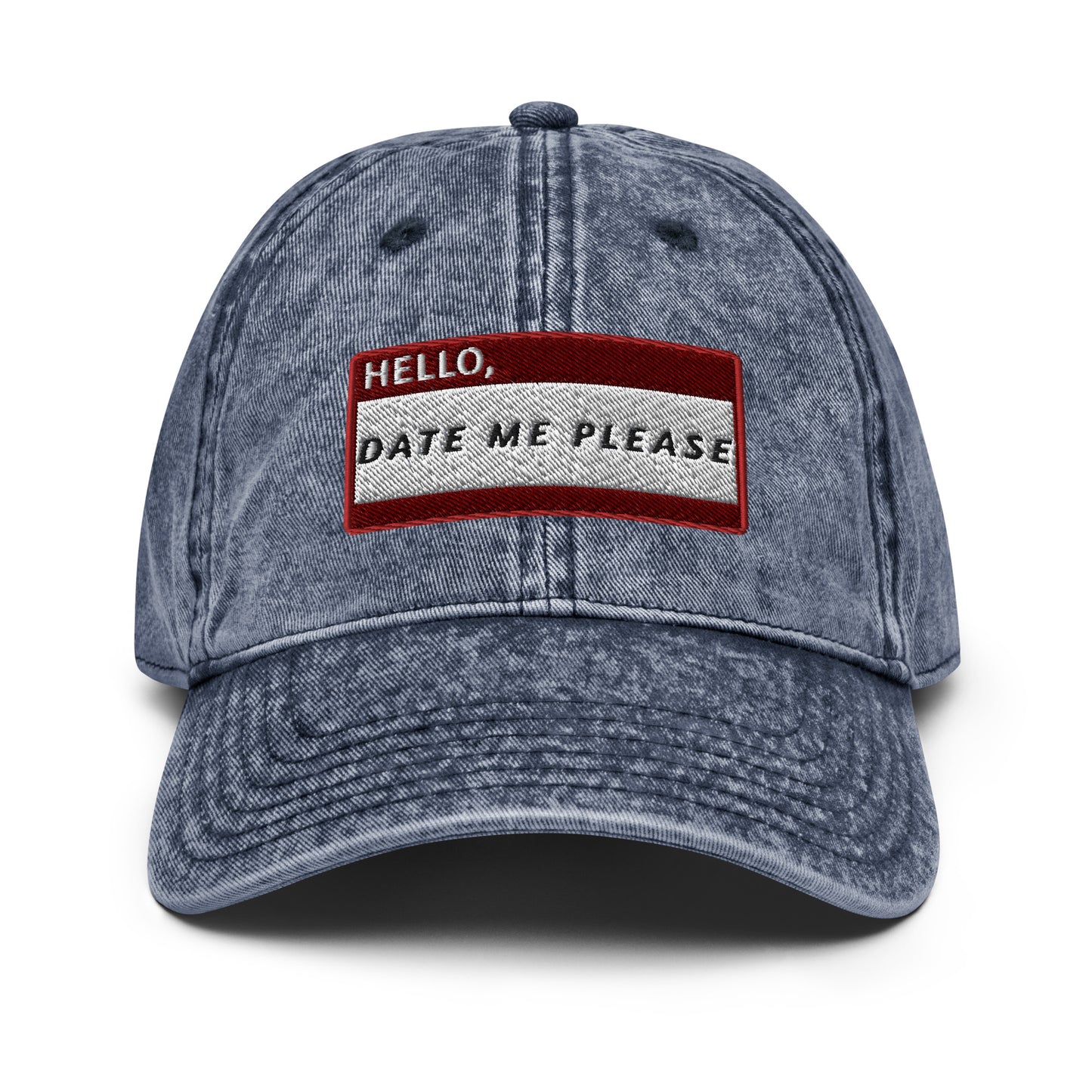 Vintage Dad Cap - Hello date me please