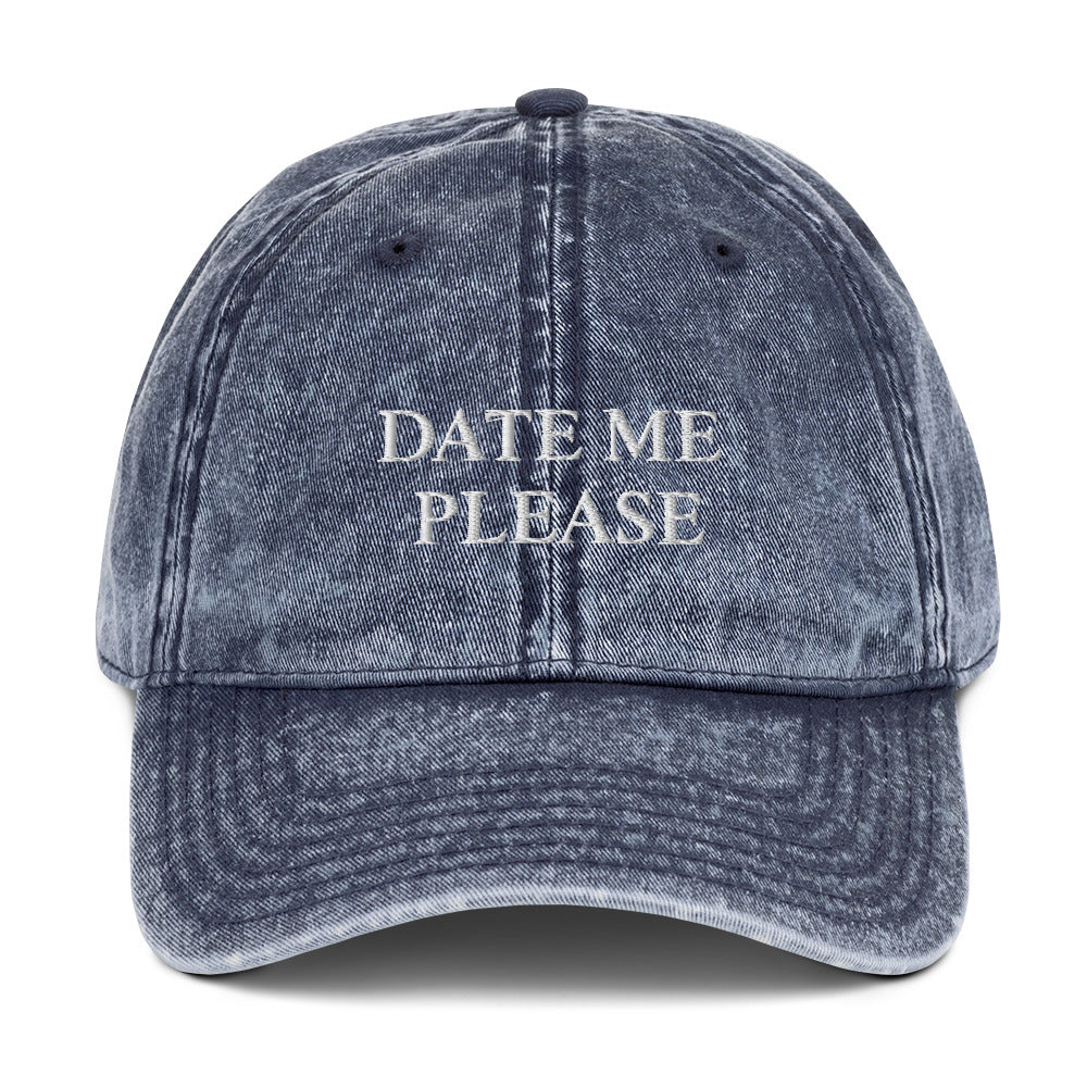 DATE ME PLEASE - Vintage Dad Cap