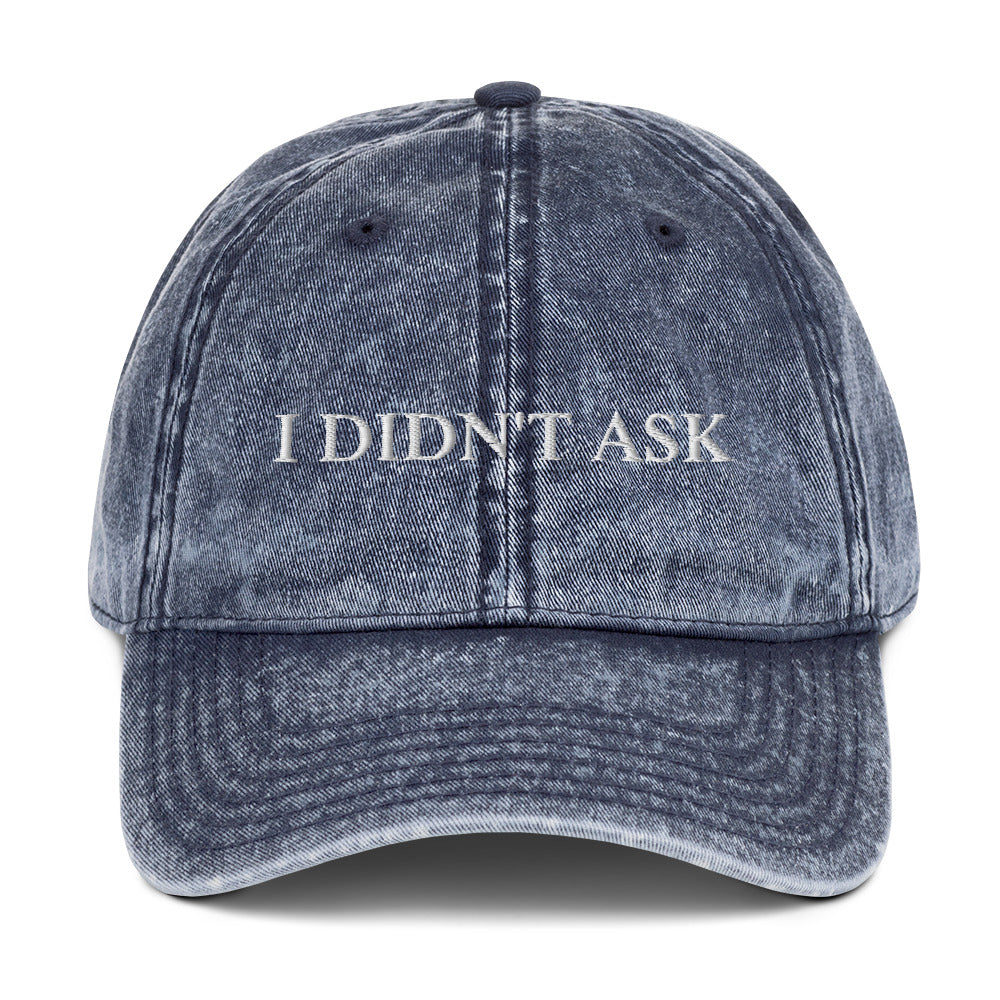 I DIDN'T ASK - Vintage Dad Cap