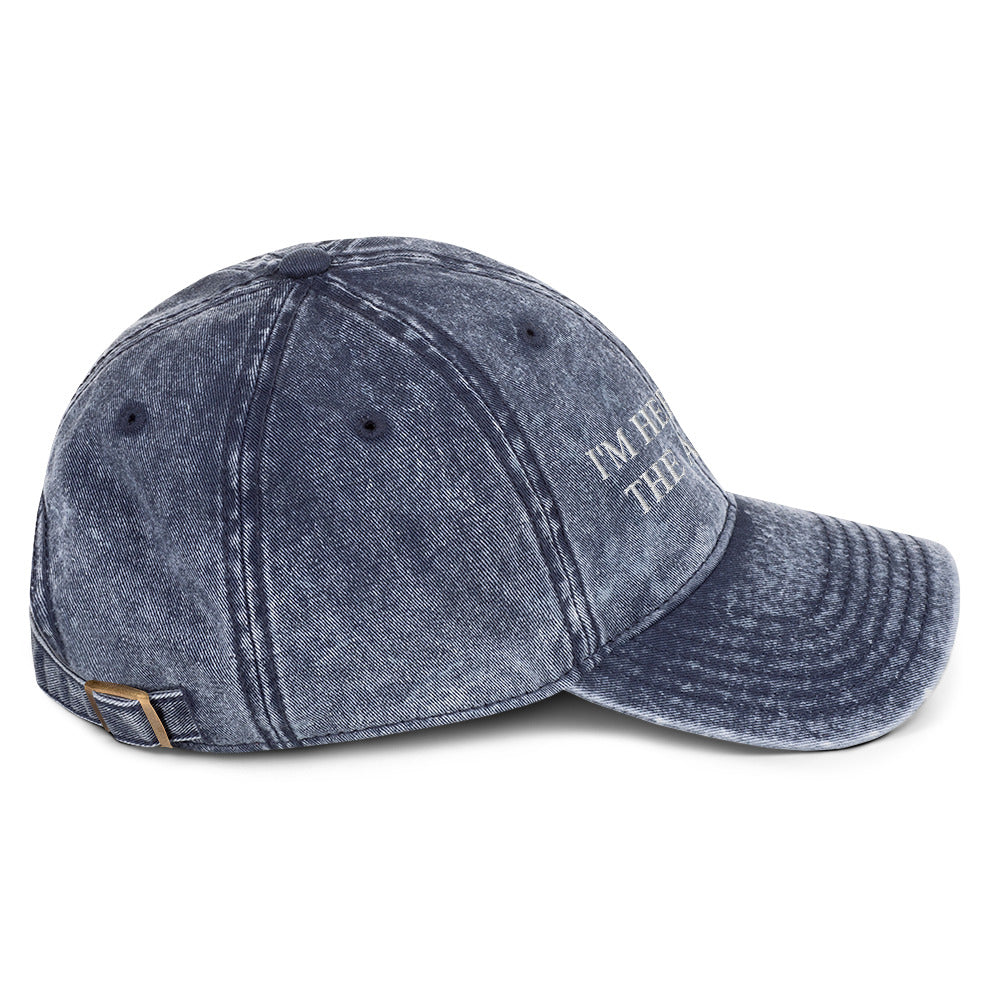 I'M HERE FOR THE APEROL - Vintage Dad Cap