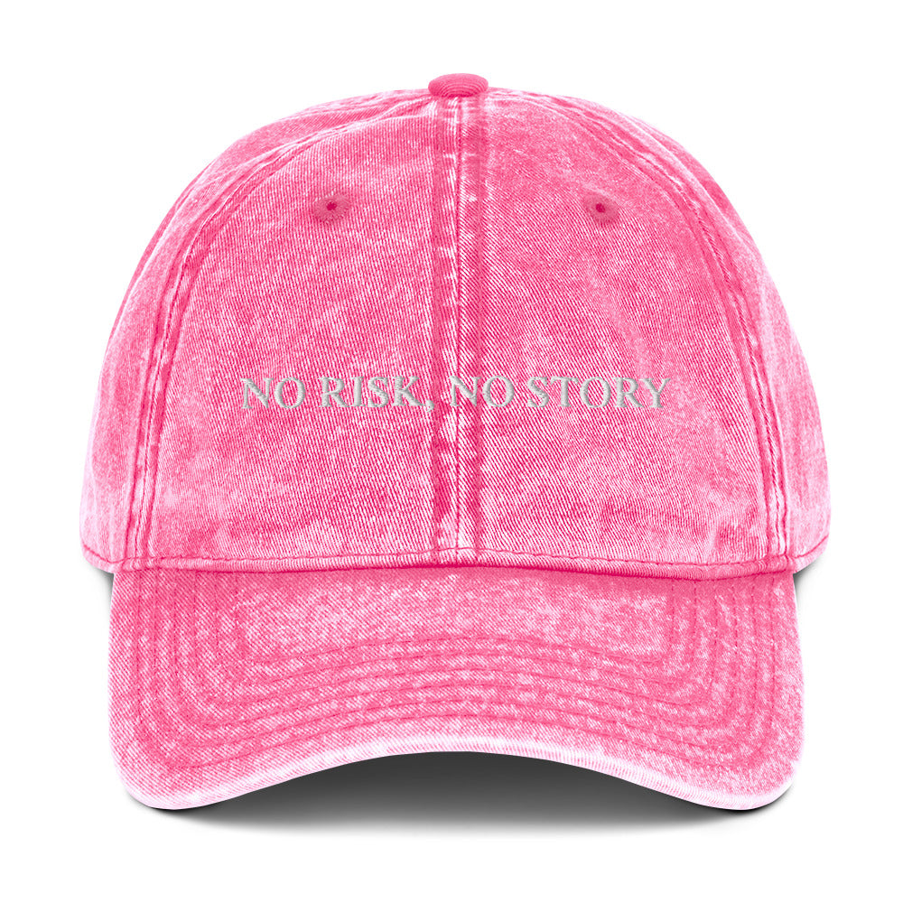 NO RISK, NO STORY - Vintage Dad Cap