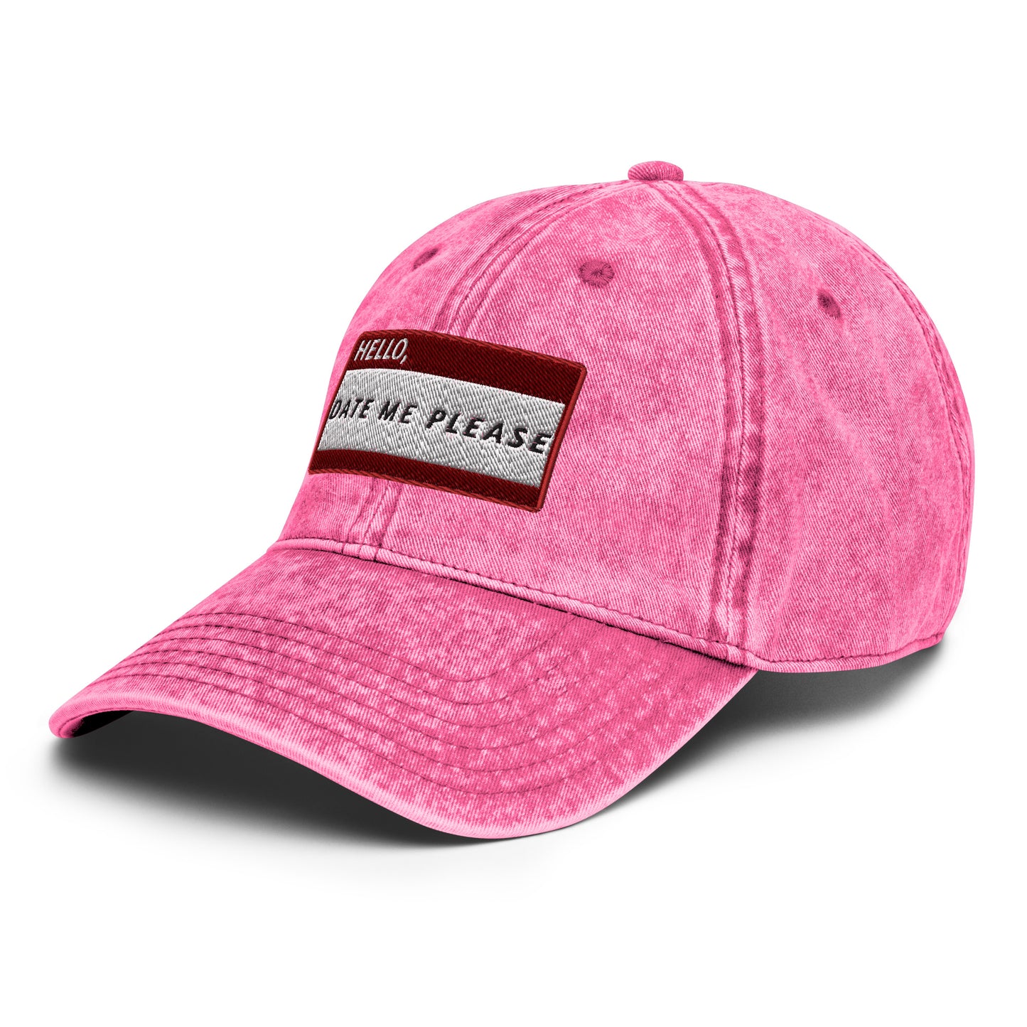 Vintage Dad Cap - Hello date me please