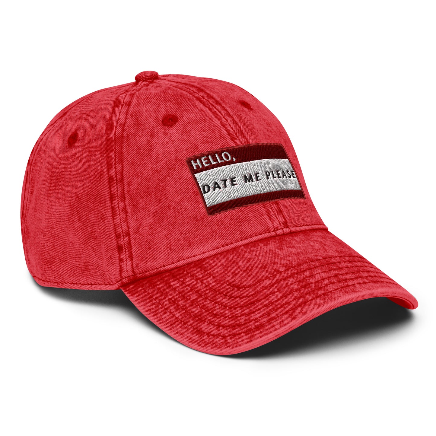 Vintage Dad Cap - Hello date me please